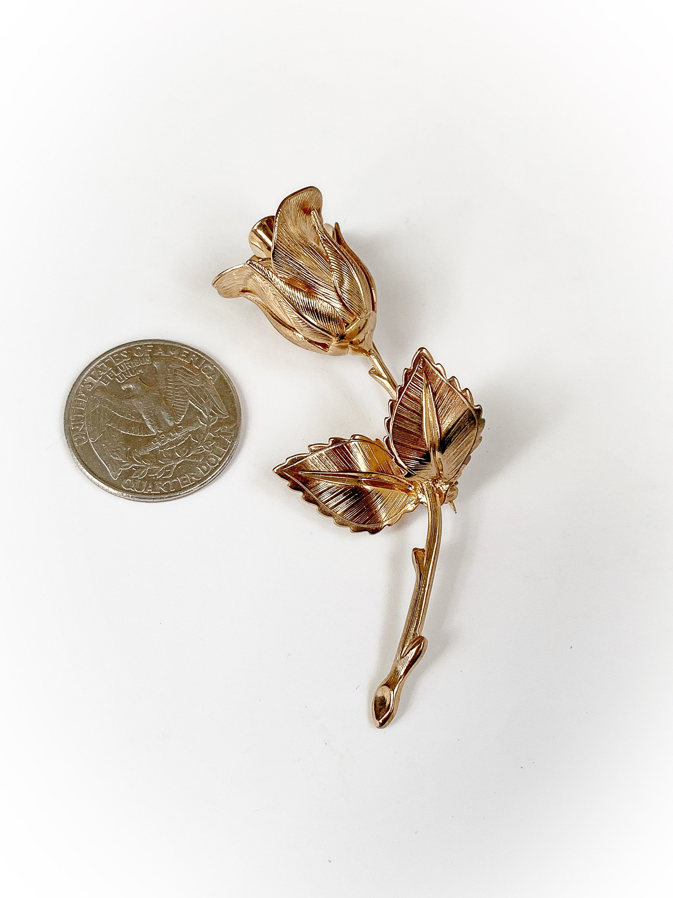 Giovanni gold rose best sale brooch