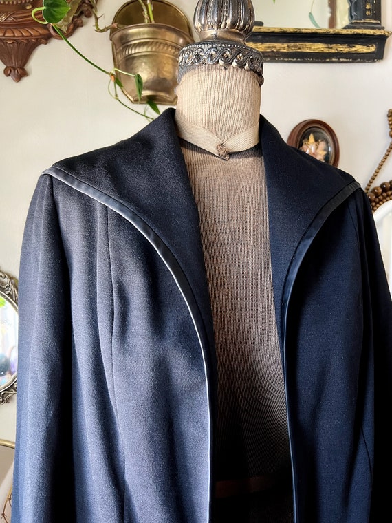 Vintage 1960s Black Lilli Ann Blazer Jacket - image 3