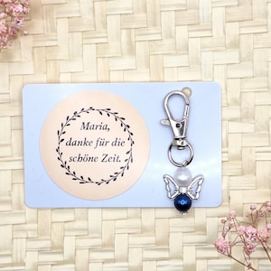 Schutzengel Schlüsselanhänger – Individuell & Einzigartig  Glücksbringer Geburtstag Abschiedsgeschenk Geschenkidee Danke Gastgeschenk Mama