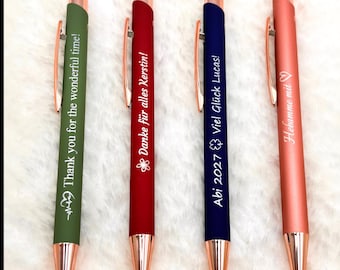 Engraved Ballpoint Pen with Touch Head, Custom Text & Logo Office Supplies Pens, Personalized Company Giveaway Pen, Gift For Colleague