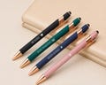 Personalized Engraved Pen Gift Teacher Student Company Wedding Graduation Name Logo Touchpen Thank You Small Gift Custom product logo