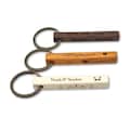 Personalized wooden keychain with engraving, featuring your name and custom engraving, perfect as a gift. product logo