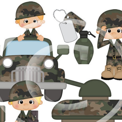 Military Boys Clipart-instant Download-digital Clipart-png - Etsy