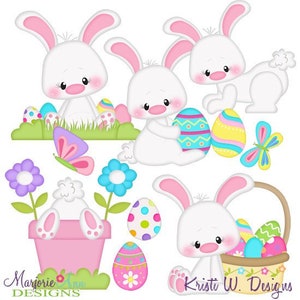 Carrot Patch Clip Art-Instant Download-Digital Clipart-easter-cute bunny-easter basket-bunny-carrot