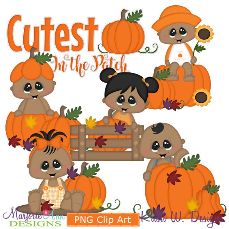 Cutest Pumpkin in the Patch Clip Art-instant Download-digital - Etsy