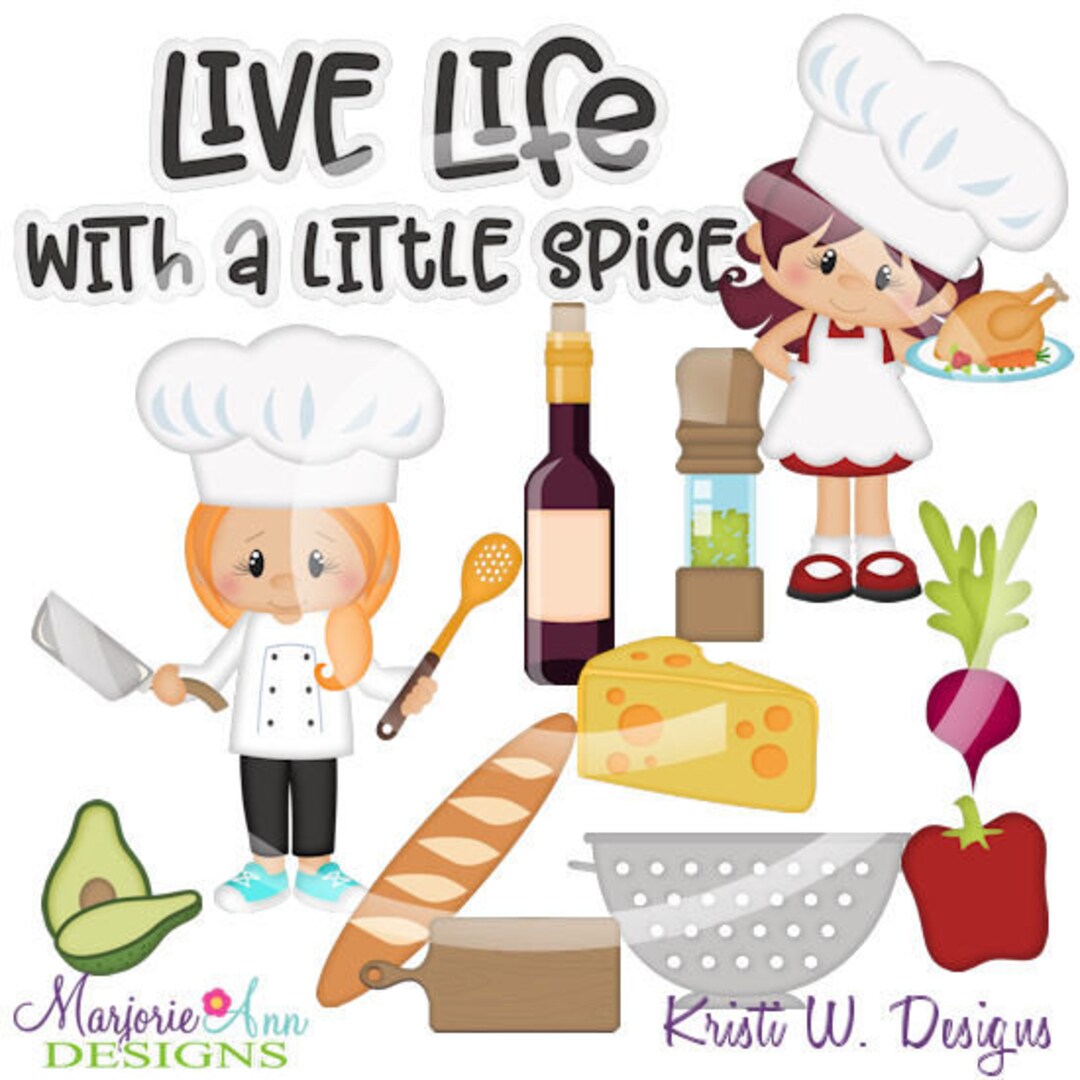 Live Life With A Little Spice Clipart-digital Clipart-png Clip Art ...