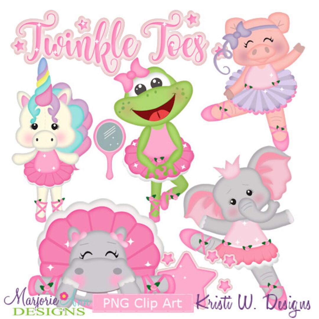 Dancing Animals Clip Art-instant Download-digital Clipart - Etsy