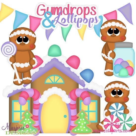 Gumdrops &amp; Lollipops Clip Art-digital Clipart-png Clip - Etsy