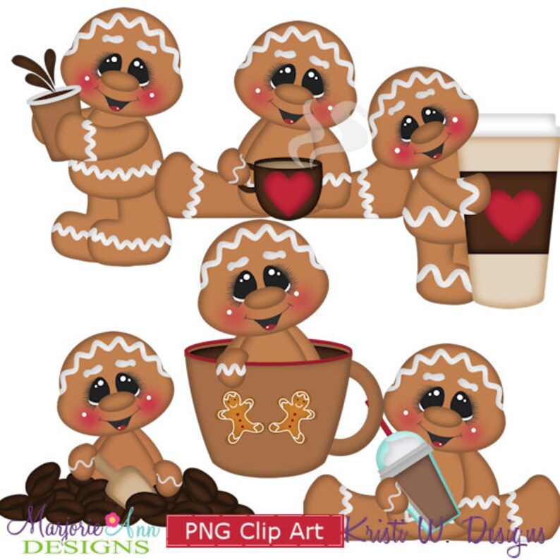 Cookies and Coffee EXCLUSIVE Clipartinstant Downloaddigital Etsy