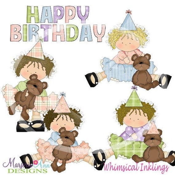 Happy Birthday Best Friend Clipart Birthday Friends Clipart-Digital Clipart-Png Clip Art-Digital - Etsy