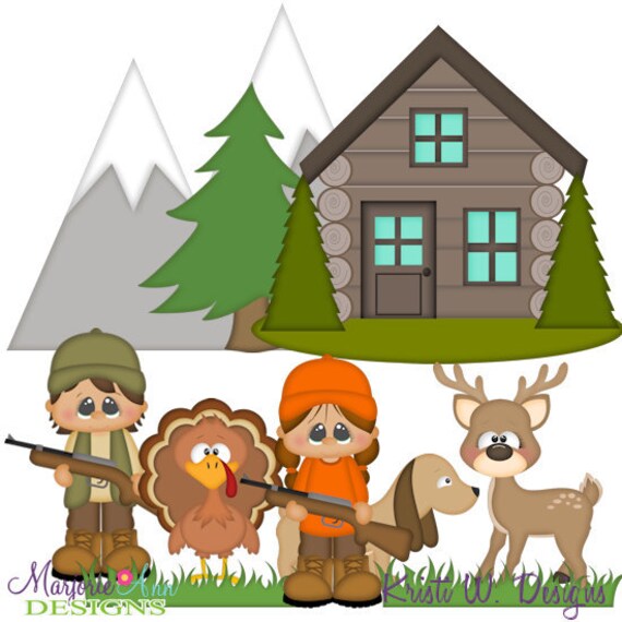 Hunting Season Clipartdigital Clipartpng Clip Artdigital Etsy