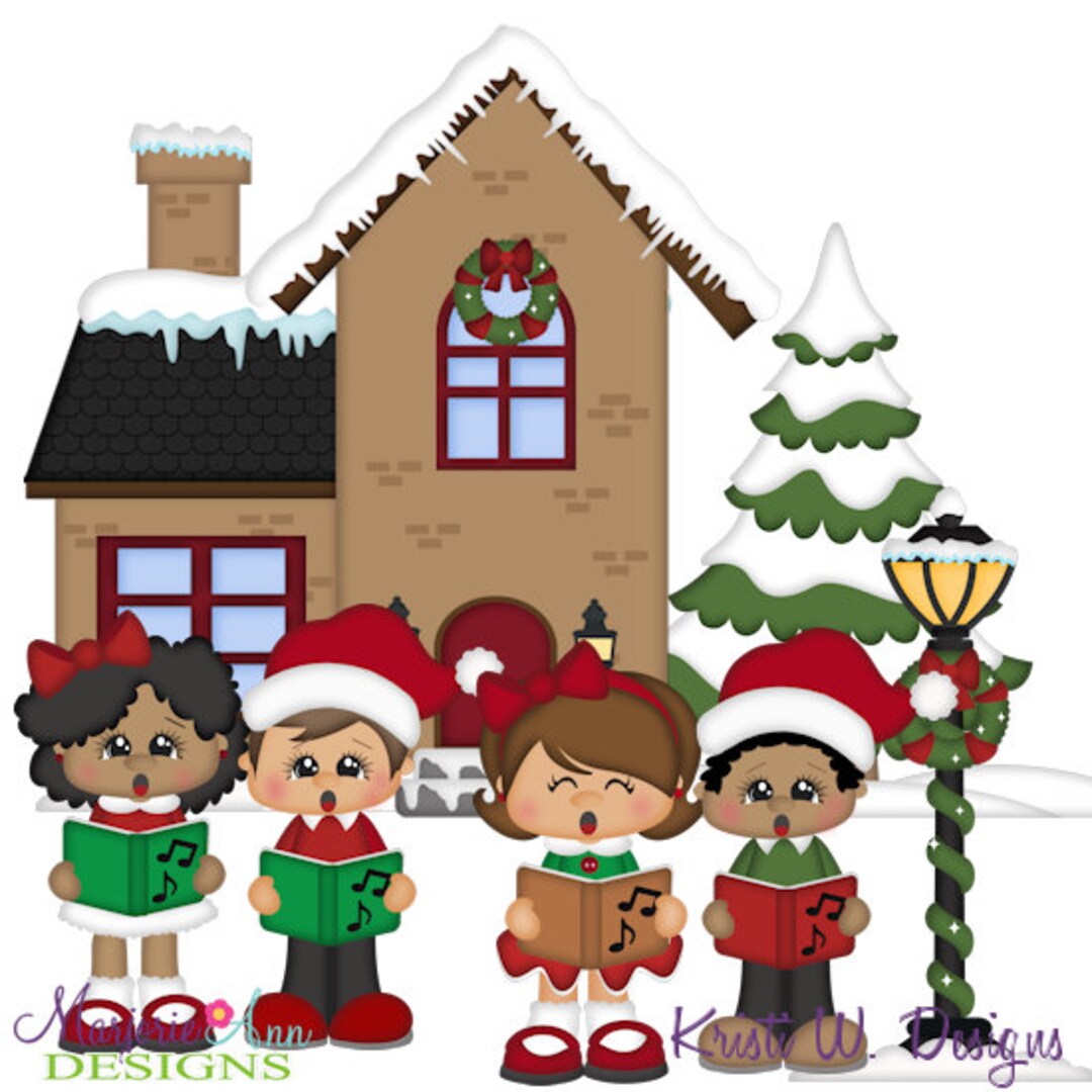 Christmas Carols Clip Art-instant Download-digital Clipart-christmas
