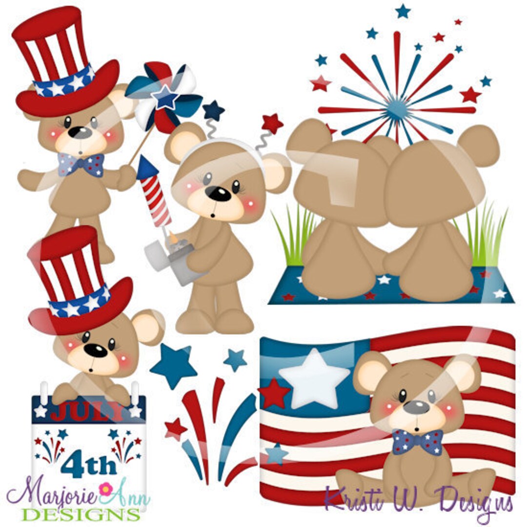 Franklin 4th of July Clipartinstant Downloaddigital Etsy