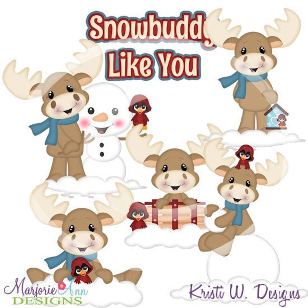 Digital Scrapbooking-snow Buddies Clipart-instant - Etsy Digital Scrapbooking-snow Buddies Clipart-instant - Etsy