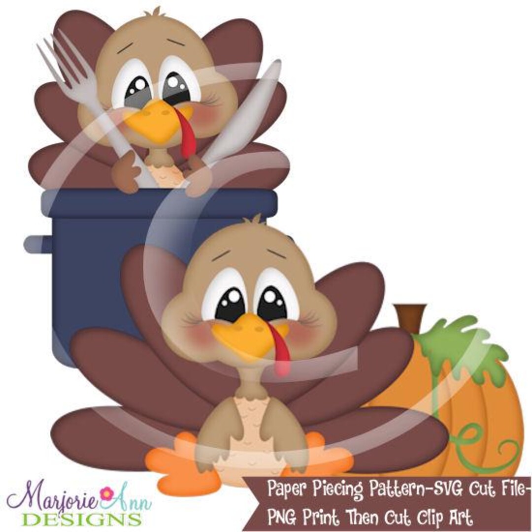 Gooble Gooble SVG Cut Files-png Clipart - Etsy