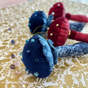 Velvet Mushroom Toadstool Decorations