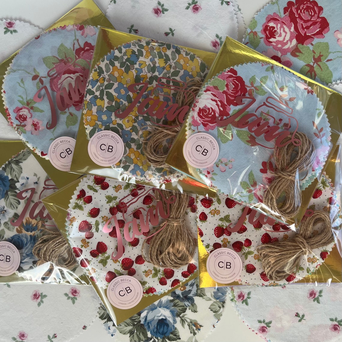 Jam Jar Kit Jam Jar Lid Covers Wax Seals Jute Thread Etsy