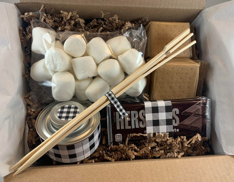 Up North S'Mores Gift Box Employee Appreciation Christmas Camping Birthday Party image 1