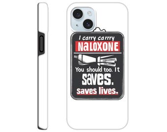 La naloxona salva vidas: funda resistente para teléfono