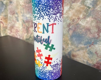 Autism  Tumbler Awareness Insulated Custom for Teachers, Parents, Friends Gift Stainless Steel