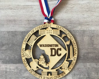 Washington DC ornament, District of Columbia Gift Idea, Military gifts,  First Apartment, Christmas, New Home, Housewarming, Home Buyer