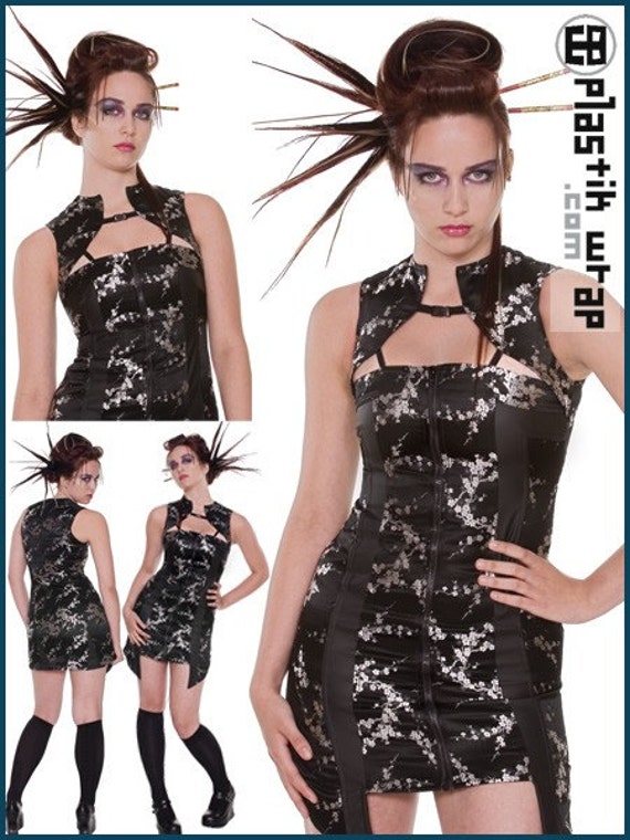 Geisha futurista hecha a medida vanguardista vestido - Etsy México Geisha futurista hecha a medida vanguardista vestido - Etsy México