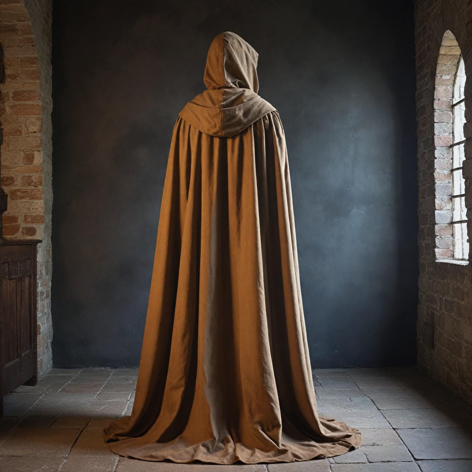Medieval Hooded Cloak PDF Pattern Unisex Full-length Renaissance Cape ...