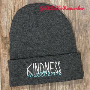 Kindness Matters Beanie or Ball Cap image 1