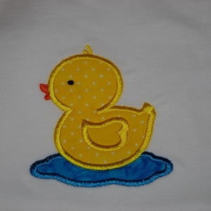 Rubber duckie onesie,custom, made to order image 1