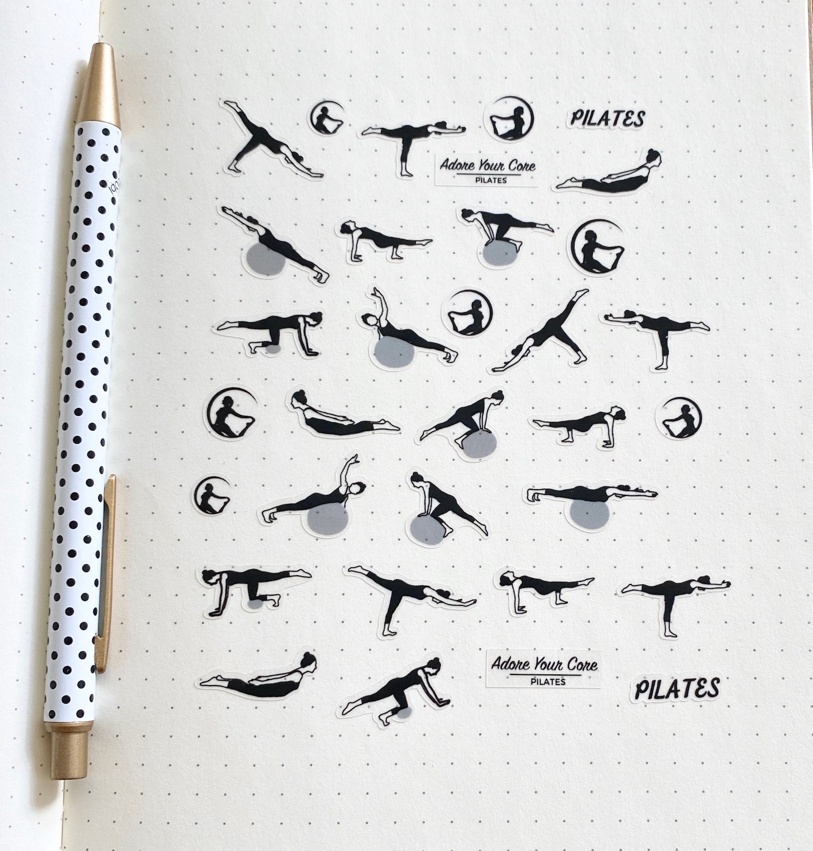 Pilates Stickers Pilates Planner Stickers Fitness Stickers Etsy Pilates Stickers Pilates Planner Stickers Fitness Stickers Etsy