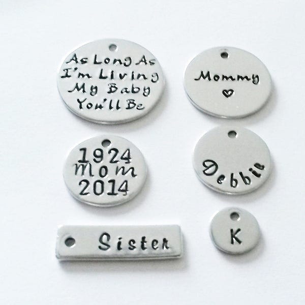 Add On A Handstamped Charm to your order