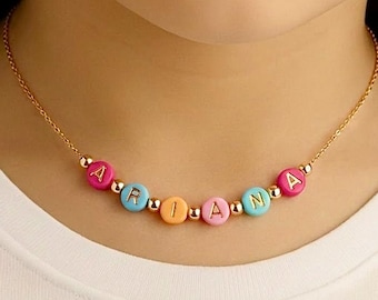 Kids Necklace - Girls Birthday Gift,  Girls Gift, Toddler Name Necklace, Back to School, Personalized Gift for Kids