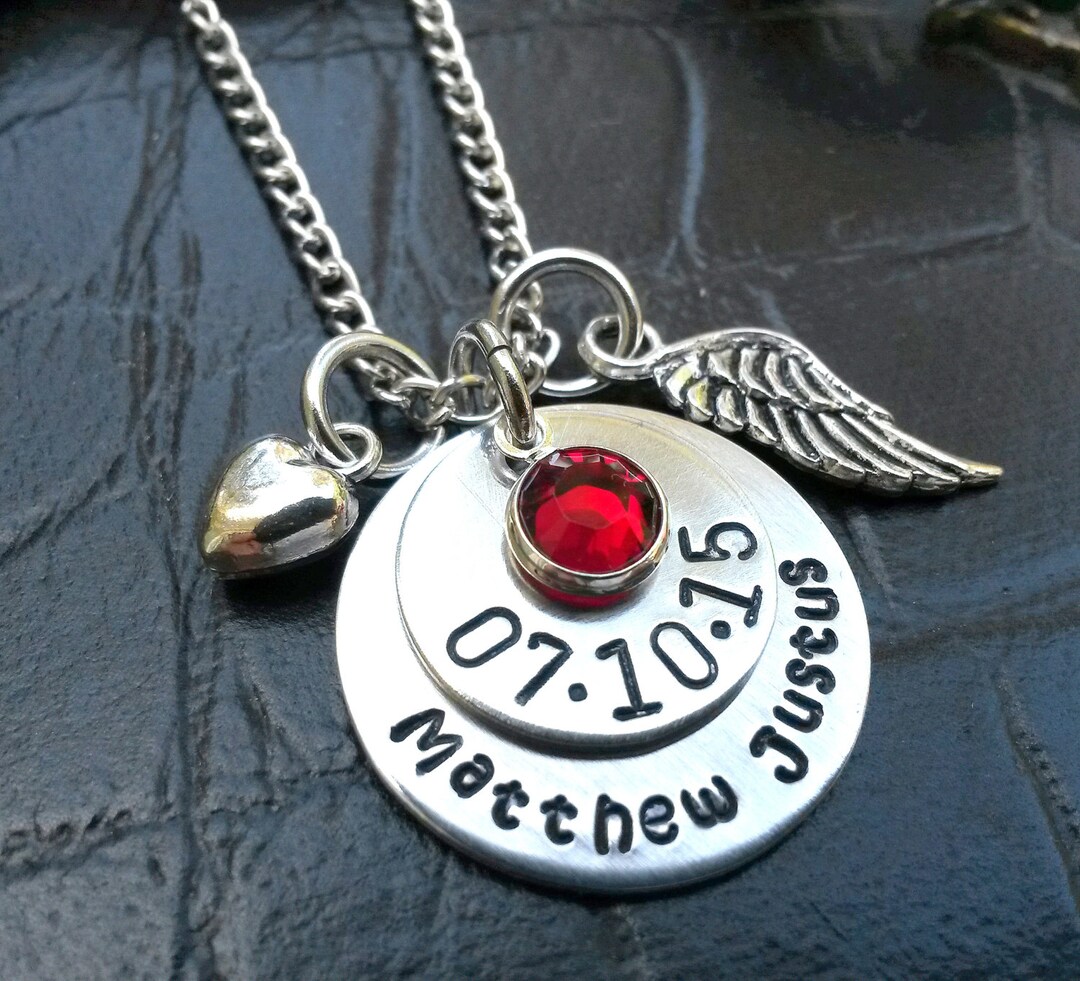 Infant Loss Memorial Necklace, Loss of Baby, Child Loss Remembrance