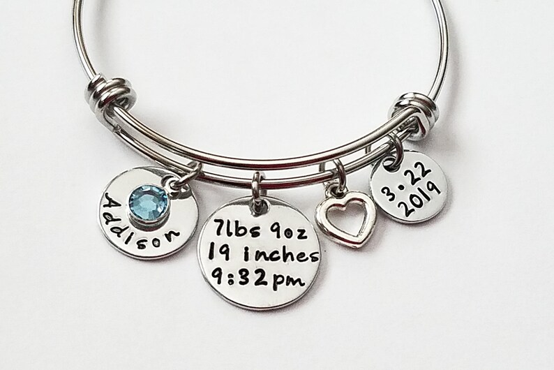 baby name bracelet for mom