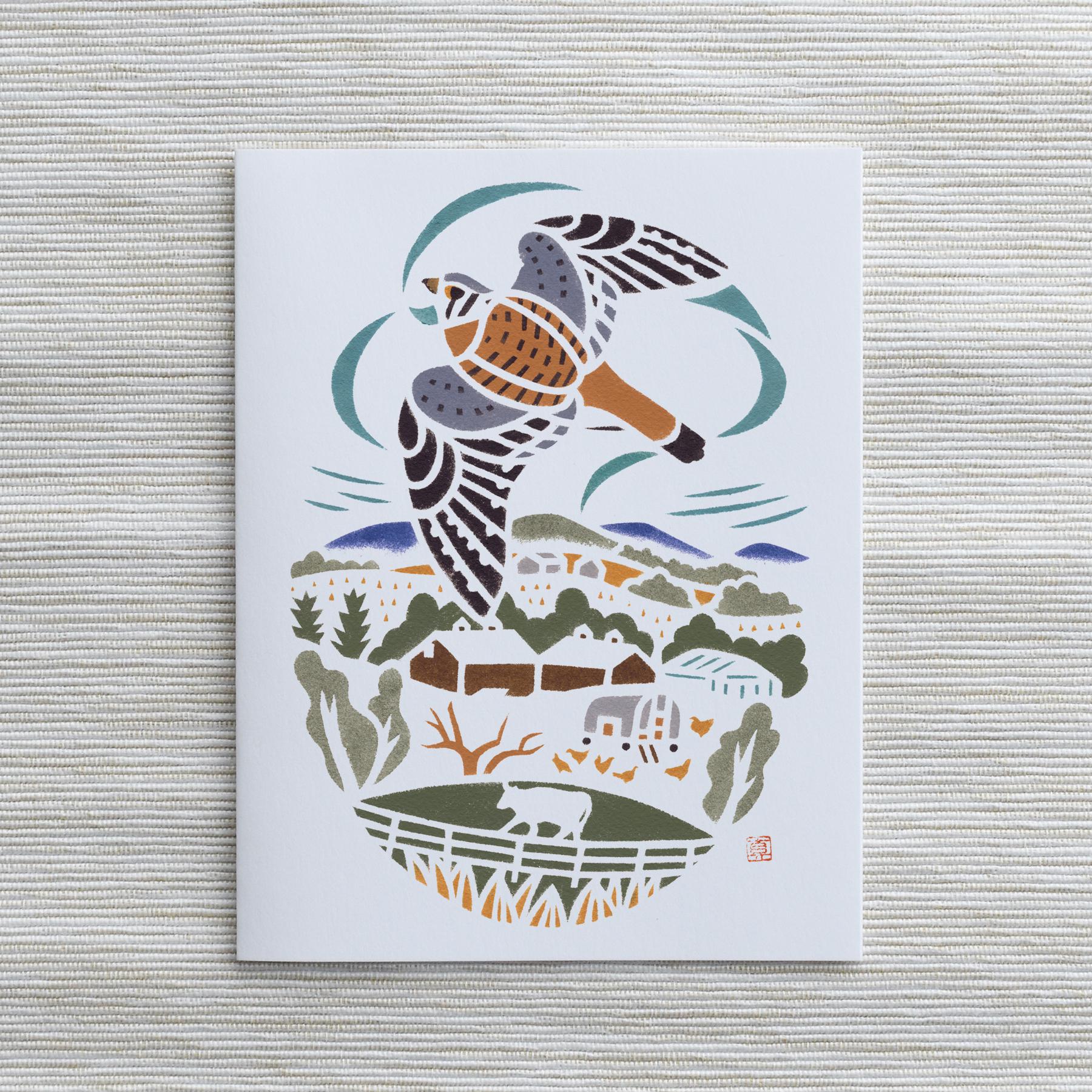 きゃべつ　鳥のモチーフ　サンプル mayukofujino - Etsy 日本