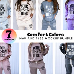 Comfort Colors Bundle 1469 Sweatpants Bundle Mockups Comfort Colors 1466 Mockup Bundle Real Mockups POD Mockups 1466 Mockup Bundle