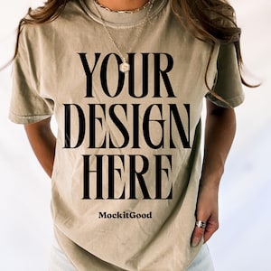 Maqueta de camiseta Comfort Colors Khaki C1717 Maqueta de camiseta Comfort Colors Khaki C1717 Maqueta de camiseta Comfort Colors Khaki C1717 Maquetas de Comfort Colors Maquetas POD Maqueta de Printful