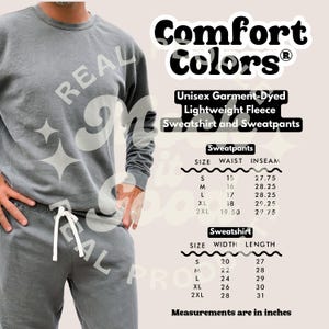 Comfort Colors 1466 Size Chart 1469 Sweatpants Mens Size Chart Comfort Colors Size Charts Mockup 1466  Comfort Colors Etsy Size Charts 1466