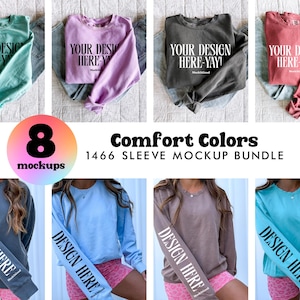 Comfort Colors Bundle 1466 Mockup Bundle Comfort Colors 1466 Mockups Bundle Real People Mockups POD Mockups 1466 Whole Shop Mockup Bundle
