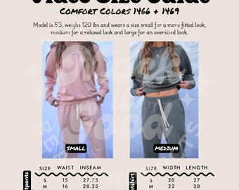 1469 Video Size Chart Comfort Colors 1466 Sweatshirt Video Size Chart Comfort Colors Oversized Size Charts Mockup 1469 Comfort Colors 1469