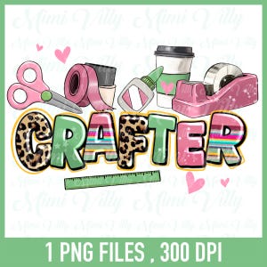 Craft business PNG, crafting png, Small business owner, Small business, Crafter, sublimation print,Crafting is my therapy png download