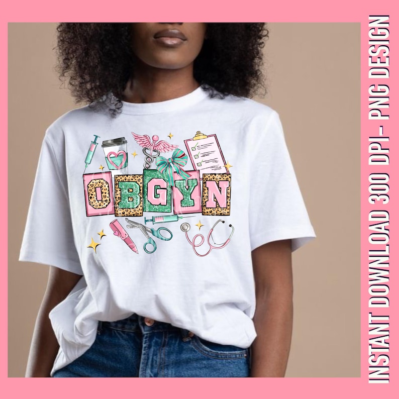 Coquette OBGYN Nurse PNG: Western Shirt Design (digital Download) - Etsy