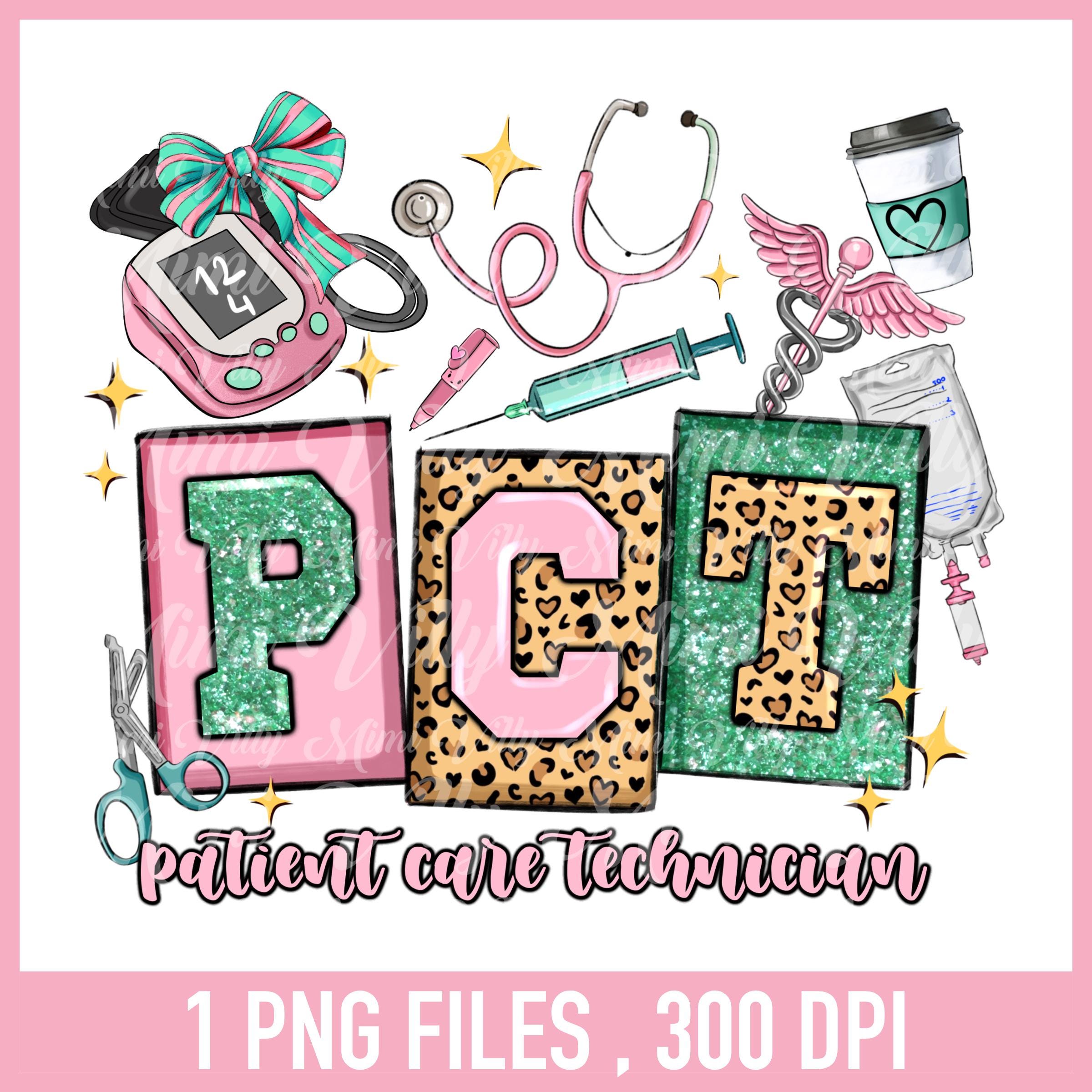 Patient Care Technician png, Nurse Life png, Medical Life png, Nurse illustration for t shirts