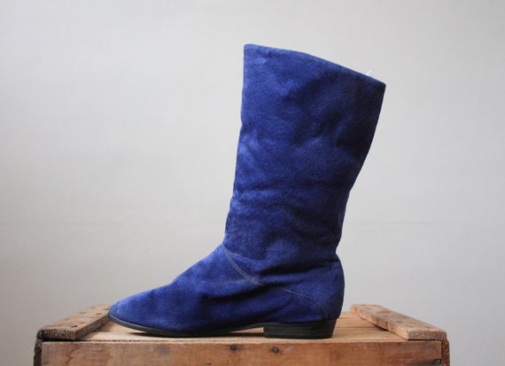 cobalt blue boots