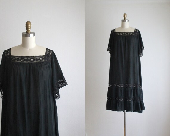 gauzy lace dress