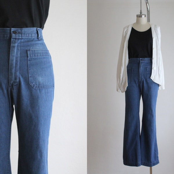 70s us navy indigo jeans