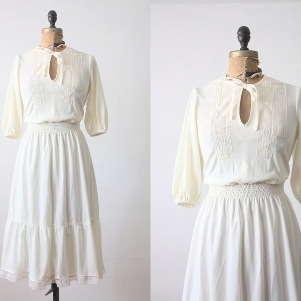 1970s dress- bohemian day dress