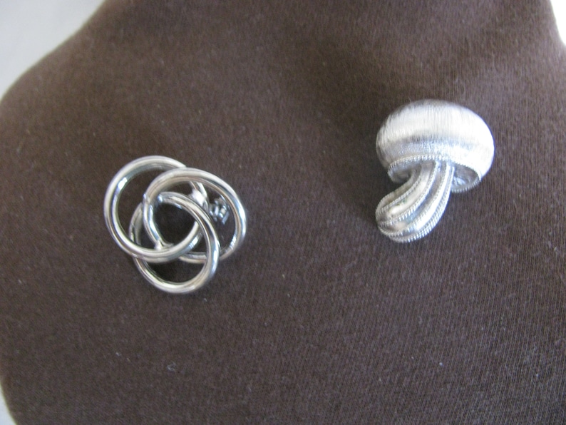 2 Vintage Silver Tone Pins