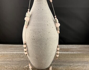 Twice As Nice Adjustable Beaded Gemstone Necklace