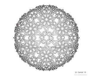 Download Of The Earth DIGITAL Mandala Coloring Book PDF VERSION | Etsy